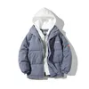 Dames donsparka's winter oversize jas 2023 katoenen gewatteerde jas vrouwelijke losse casual overjas mode korte parka met capuchon 231117