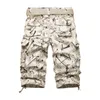 Herren Shorts Baumwolle Herren Cargo Shorts Sommer Mode Camouflage Herren Shorts Multi-Pocket Casual Camo Outdoors Tolling Homme Short Pants 230417