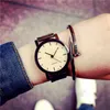 A pair of Korean version student fashion trends personalized casual and simple men women's non mechanical decorative quartz watches for couples
