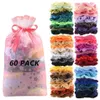 60pc Velvet Scrunchies Femmes Elastic Hair Corde Clies Ponytail Hair Holder Bands Rubber Band Women Girls Ties Corde Acpes285g