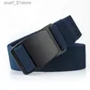 Belts Tactical men's elastic Belt black Plastic Buckle Army Military Adjustable Outdoor Waistband Plastic Fastener Leisure Belts blueL231117