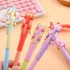 1pc Random Novelty Cute Creative Plastic Car Catapult Pen Model Children Stationery Boy Reward Gift School Accessories