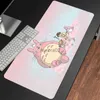 Mouse Pads Apoios de Pulso Totoro 80x30cm XXL Lock Edge Mousepads Grande Gaming Mousepad Teclado Tapetes Mouse Pad Beast Desk Pad para Presente Mouse Pads YQ231117