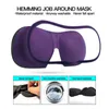 Sömmasker 1/2st 3D Sleeping Mask Eyepatch Eye Cover mjuk bärbar för ögonresor avslappnande sovhjälp ögon lapp skuggande ögonbinds ögonmask J230602