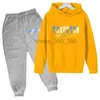 Survêtement TRAPSTAR Vêtements de marque pour enfants Ensembles Bébé Sweat-shirt imprimé Multicolors Chaud Deux pièces Ensemble Sweat à capuche Manteau Pantalon Vêtements Fasion Garçons e6Ha #