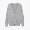 Pulls pour femmes Basic Brief V Col Cardigan Pull Femmes Cardigans tricotés Noir Gris Beige S-2XL 231117