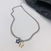 Chaînes Kpop Vintage Goth Punk Fleur Pendentif Chaîne Grunge Collier Pour Femmes Egirl Hommes Cool Y2K Esthétique Harajuku Bijoux Accessoires