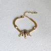 T GG Cadeaux d'amour de luxe Bracelet manchette Bracelet de Noël Designer Marque Bracelets Style Vintage Plaqué Or Charme Bijoux Fille Design Élégant Boutique nouveau Bee Bracel