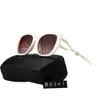 designer chanelism sunglasses Diamond Mounted Women's Advanced Sensational Face Large Frame Gradient Color Anti Sunshade with box