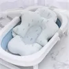 Badkarplatser fällbara baby badstol stöddyna nyfödda badkarstol spädbarn anti-halk mjuk komfort kropp kudde matta p230417