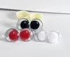 Cardigan 20st 12mm 14 16 18 20 25 30mm 3D Comical Round Clear White Black Red Pupiltoy Eyes Strange With Hard Washer 231117