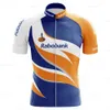 Ensembles de maillots de cyclisme Maillot de cyclisme hommes ensemble rétro respirant à manches courtes vêtements de vélo vélo rouge vêtements d'été vêtements de sport cuissard Triathlon 231116