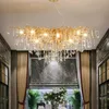Modernt ljus lyxiga kristallkronkronor villa matsal sovrum vardagsrum tak ljuskrona hem dekoration hänge lighs