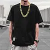 Kedjor Giant Gold Neck Chain Plastic Imitation Rapper Hip Hop Necklace Chainchains249J