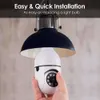 New ICSEE 3MP Bulb Camera Network PTZ Bulb E27 Socket PTZ Light Bulb CCTV Camera