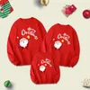 Family Matching Outfits Family Christmas Sweater Xmas Jersey Mother Father Kids Girl Boy Matching Outfits Winter Sweatshirt Women Men Jumper Family Look 231117