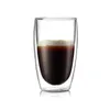 SZHOME Tasses à Thé 80 ML Tasse en Verre à Double Paroi Transparente Faite à la Main Résistant à la Chaleur Thé Tasses à Boissons MINI Tasse à Whisky centigrade Espresso Tasse à Café