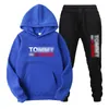 Kvinnors tröja Set New Letter Printing Hoodie Fashion Brand Plush Pants Sport och Foreign Trade Hot Sales-4XL