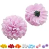 Decoratieve bloemen 30 stks Daisy Artificial Fake Flower Silk Sferical Heads Bulk Wedding Party Decor Oranje