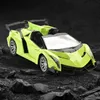 Elektrische RC auto 1 18 RC LED-licht Radioafstandsbediening Sport Super Kinderen Racing High Speed Drive Voertuig Drift Jongens Meisjes Cadeauspeelgoed 231117