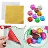 Hediye sargısı diy şeker teneke gıda düğün partisi malzemeleri renk dekorasyon çikolata alüminyum folyo ambalaj kağıdı paketi