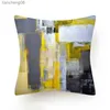 Cushion/Decorative 30X50/40X40/45X45CM Painting Cushion Cases Yellow Blue Green Modern Art Case Sofa