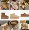 Designer australiani stivali da neve da donna in lana Tasman pantofole Martin glie combinano pelle di pecora e pelle di peluche ispessita dopamina pioggia impermeabile da donna tazz uggfre