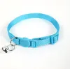 Dog Collars Nylon Quick Release Safe Buckle Adjustable Breakaway Cat Collar With Bell SN4125