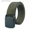 Belts 120cm Long Military Tactical Waist Belt Adjustable Plastic Buckle Nylon Belts Trousers Strs Men High Quality Pants WaistbandL231117