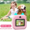 Toy Cameras Kids Camera Instant Print P O Mini Digital Video For With Zero Ink Paper 32G TF Card Educational Toys Gift 231117