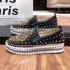 Sukienka Buty Platforma Platforma Kobiety Flats Buty Bling Bling Rhinestones Szywanie Trendyol Wsuwane boso kobiety swobodne nagie dziewczyny prawdziwe T231117