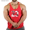 Erkek tank üstleri stringer gym en iyi erkek erkekler singlets fitness yelekleri için zirveler spor salonu gömlek adam kolsuz sweatshirt tişörtler askonluklar adam giyim t230417