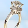 Eheringe 2021 Luxus 925 Sterling Silber Verlobungsring für Frauen Lady Jubiläumsgeschenk Schmuck Whole Moonso R54694040635