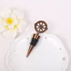 Bar Tools Compass Wine Stopper Wedding gynnar gåvor Retro Wine Bottle Stoppers Bar Tools Souvenirs Alloy Compass Wine Bottle Stopper Dh8639