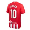 2023 24 Jerseys de football GRIEZMANN MEMPHIS M. LLORENTE Correa camisa Chemises de football hommes enfants Kit 23 24 GRIEZMANN R. CARRASCO DE PAUL Atletico Madrids 120e anniversaire