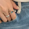 anelli abbinati anello vintage anelli di promessa per coppie anello di lusso leggero anelli di classe Anelli di design unisex uomo donna San Valentino anelli d'argento per donna