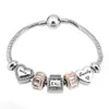 Bracciale Princess in acciaio inossidabile modello cartone animato perline gioielli da donna adatti per bracciale europeo originale con ciondolo gioielli fai da te 231116