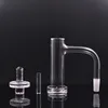 1 peça balde super alto totalmente soldado quartzo terp slurper bangers conjunto de unhas de borda chanfrada de fumaça com tampa de quartzo para tubos de vidro bongos de água acessórios para fumar