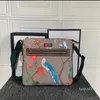 Men's printed messenger bag interior shoulder handbag messenger bag designer fashionable purse style