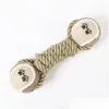 Dog Toys & Chews Pets Chew Toy Cotton Rope Tennis Dumbbell Rubbertoy Ball Medium Large Dog Interactive Training Molar Teeth Cleaning P Dhtzg