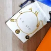 New Designer Brand Gold Plated Boutique Bracelet Fashion Love Diamond Bracelets Christmas Womens Family Gifts Jewelry Wholesale