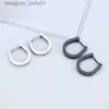 Stud Minimalist Square Hoop Earrings Women Men Stainless Steel Ear Dangle Huggie Hoops Personality Geometric Stud Earring JewelryL231117