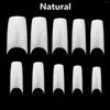 Faux Ongles 500 Pcs U Shape Nail Tips MakarNatural Clear C Curve Art Acrylique Press On For Gel Fake Tip