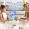 Led Rave Toy Musical 28cm Glowing Plush Toy Elephant Doll Throw Pillows Stuffed Toys Animals Kawaii LED Light Gift for Girls Kids