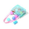 Storage Bags Beach Toy Mesh Bag Kids Shell Storage Seashell Pool Sand Toys Swimming Accessories For Boys Drop Delivery Home Garden Hou Dhues