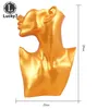 Jewelry Boxes Necklace Display Counter Showcase Resin Pendant Bust Holder Earring Stand Portrait Frame 231117