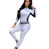 Femmes Survêtements Imprimé Slim Designer Deux Pièces Ensemble Nouvelle Veste Cardigan À Capuchon CC Modèle Pull Pantalon Sportswear Casual Lady Sports Costumes De Jogging