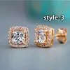 مسمار Huitan Fashion Geometric Women chost arcors cubic zirconia حفل زفاف حفل يوميا يمكن ارتداؤها المجوهرات Drop 231116