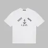 DSQ Phantom Kaplumbağa Erkek Tasarımcı T Shirt İtalyan Milan Moda Logosu Baskı Tişört Yaz Siyah Beyaz T-Shirt Hip Hop Sokak Giyim% 100 Pamuk Üstleri 51519
