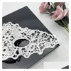 Party Masks Y Women Black Lace Mask Masquerade Party Eye Festival Halloween Cosplay Masks Accessories Drop Delivery Home Garden Festiv Dhtzd